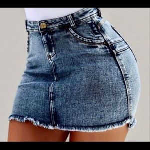 Jean skirt